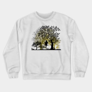 on a swing Crewneck Sweatshirt